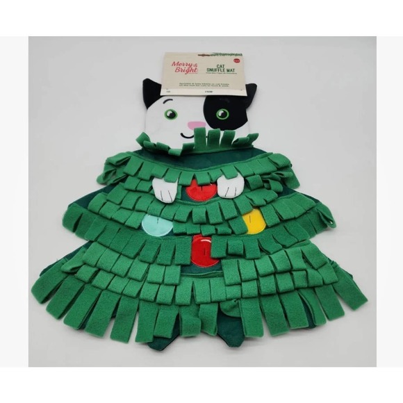 NWT Merry & Bright Cat Snuffle Toy Treat‎ Mat - Picture 7 of 9